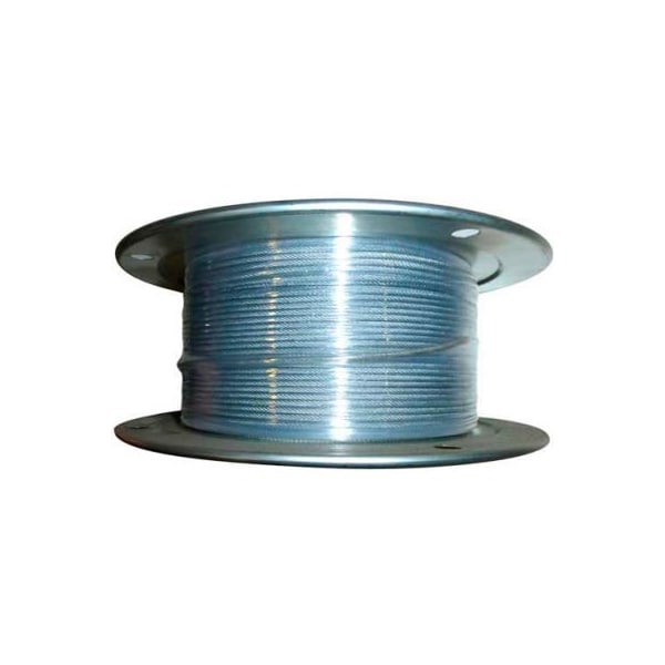 Advantage Sales & Supply Advantage 250' 1/4" Diameter 7x19 Galvanized Aircraft Cable GAC2507X19R250 GAC2507X19R250 - main